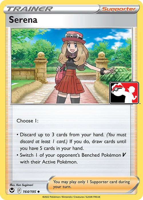 Silver Tempest Serena [Prize-Pack] Pokémon card